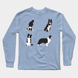 border collie pack Long Sleeve T-Shirt